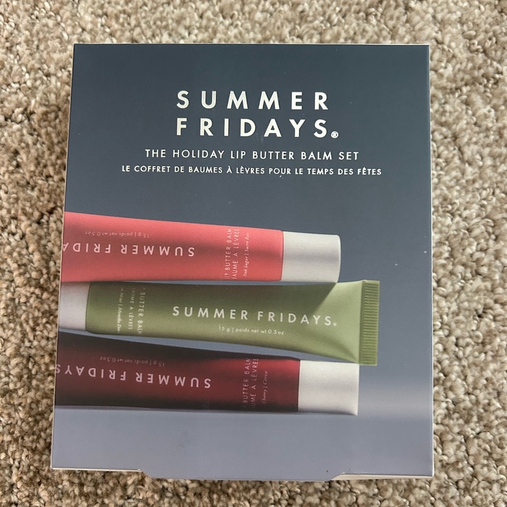 Summer Fridays Lip Butter Balm Trio